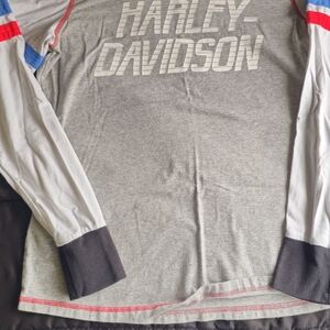 Harley-Davidson Gray Long Sleeve Shirt